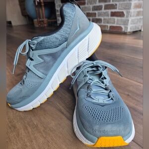 Hoka One One Men's Gaviota 2 Athletic Shoes in Lead/Anthracite